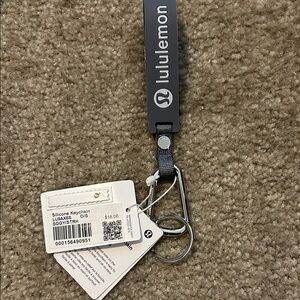 Lululemon Athletica Silicone Keychain